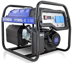 Hyundai HY2800L-2 -  2.2kW / 2.75kVA Open Frame Petrol Generator